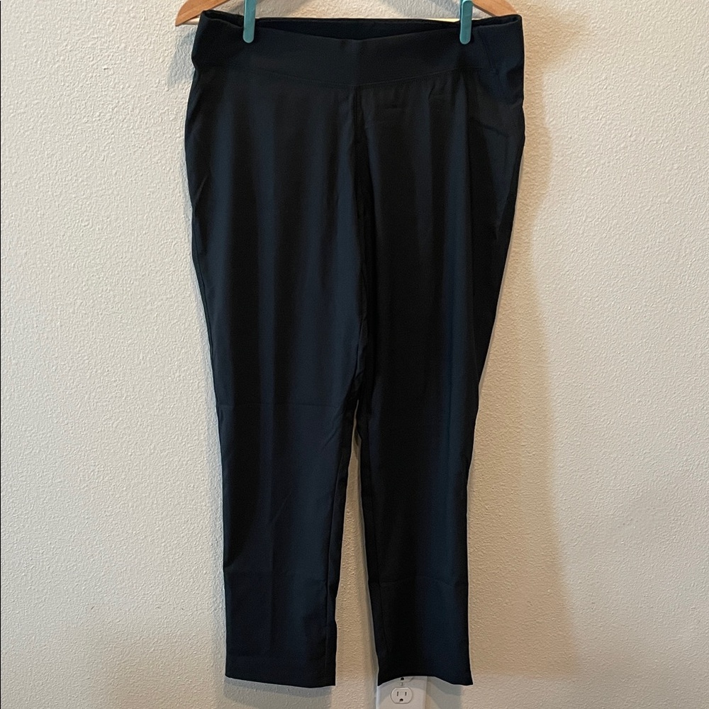 3/$25🛍️ Columbia Omni-shield pans, NWOT, black travel pants, L, elastic waist